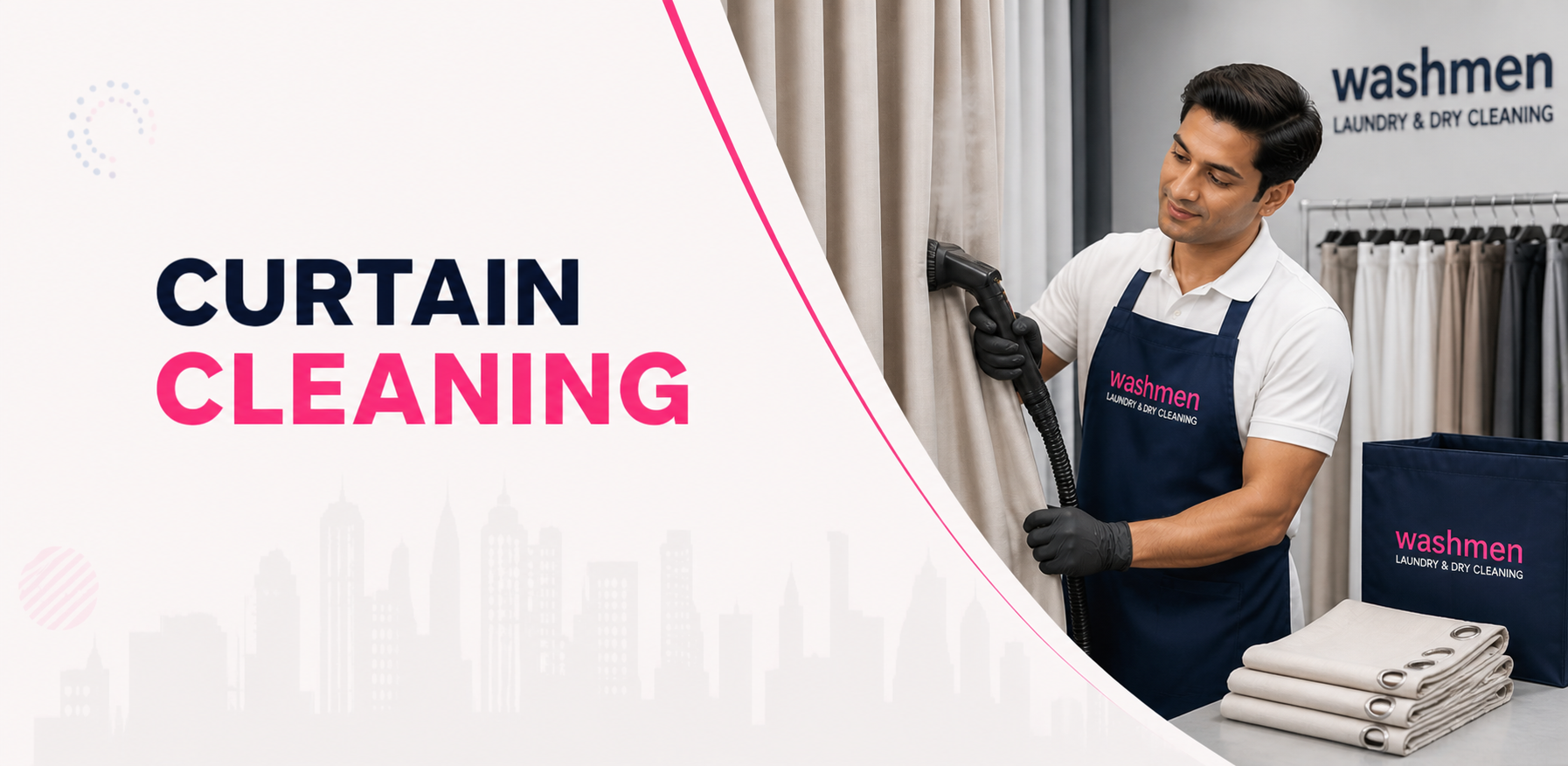 Curtain cleaning service