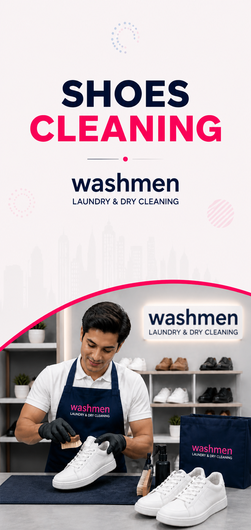 Shoes cleaning service